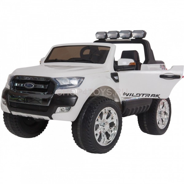 Детский электромобиль Dake Ford Ranger White 4WD MP4 - DK-F650-W Детский электромобиль Dake Ford Ranger White 4WD MP4 - DK-F650-W