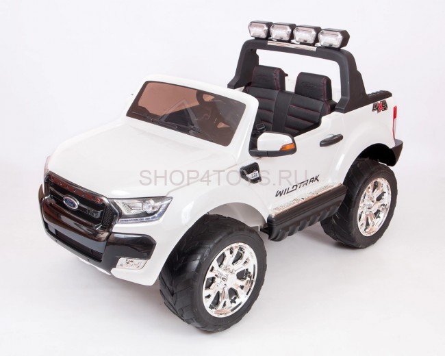 Детский электромобиль Dake Ford Ranger White 4WD MP4 - DK-F650-W Детский электромобиль Dake Ford Ranger White 4WD MP4 - DK-F650-W