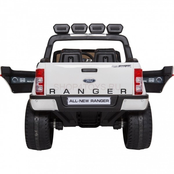 Детский электромобиль Dake Ford Ranger White 4WD MP4 - DK-F650-W Детский электромобиль Dake Ford Ranger White 4WD MP4 - DK-F650-W