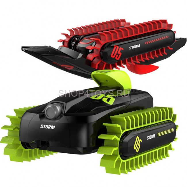 Радиоуправляемый гусеничный вездеход-амфибия Crazon - CR-18SL02B-GREEN