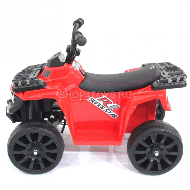 Детский квадроцикл R1 на резиновых колесах 6V - 3201-RED Детский квадроцикл R1 на резиновых колесах 6V - 3201-RED