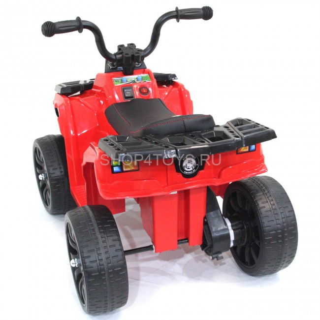 Детский квадроцикл R1 на резиновых колесах 6V - 3201-RED Детский квадроцикл R1 на резиновых колесах 6V - 3201-RED